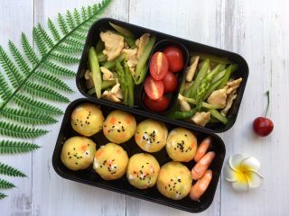 13、减肥版土豆泥,少放些盐,配个菜做便当~