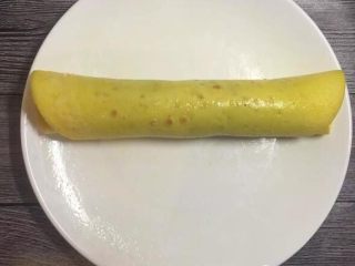 11、紫薯蛋卷,卷起来