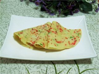 13、胡萝卜鸡蛋饼,成品图