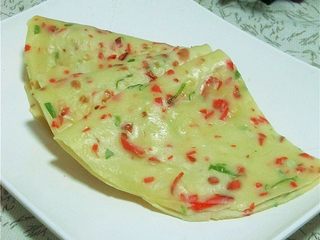 14、胡萝卜鸡蛋饼,成品图