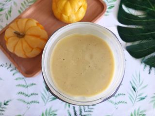 7、奶香金瓜燕麦糊,看，非常细腻