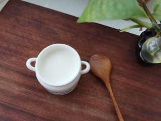 10、手工酸奶,直接到入杯子里做一杯原味的