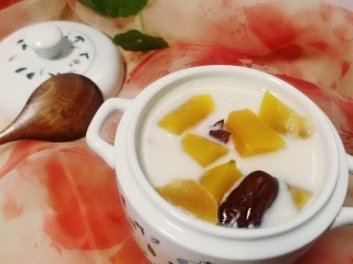 14、木瓜炖奶,完成。