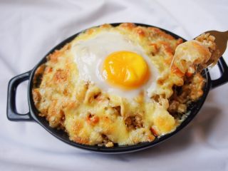 13、最简易焗饭,180°   20分钟芝士变色就好啦