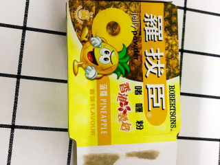 1、自制果冻,啫喱粉打开