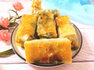 21、薄皮虾米鸡蛋韭菜盒子,外皮香脆，馅鲜香美味