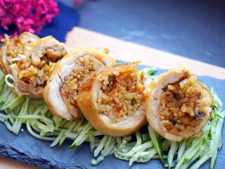 23、鸡腿包饭,近看