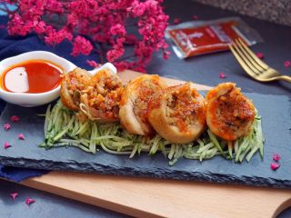 29、鸡腿包饭,好吃