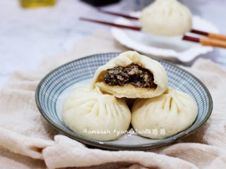 17、黑木耳肉末包子,成品图