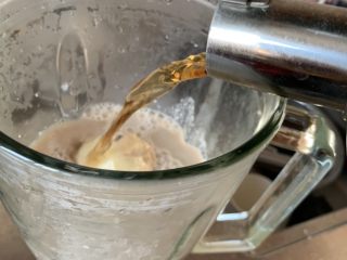 6、香芋奶茶,加茶汤