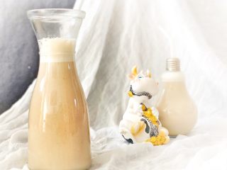 17、香芋奶茶,放椰果