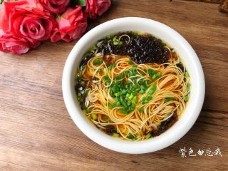 11、葱花汤面,成品图四