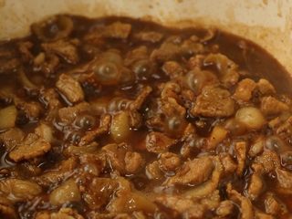 16、臊子肉,一下子香味出来了