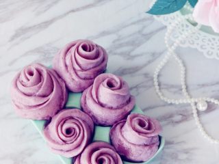 16、紫玫瑰馒头,细节图