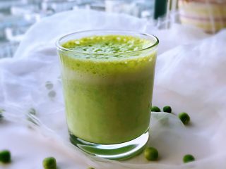 6、牛奶豌豆热饮,成品。