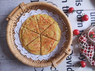 15、土豆丝火腿鸡蛋饼,做早餐。午餐主食都可以。