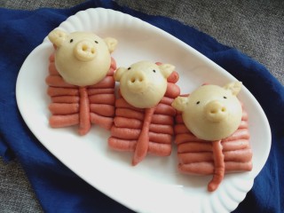 29、花样面食-鞭炮猪,关火后虚蒸3分钟再出锅