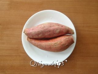 1、拔丝红薯,准备红薯