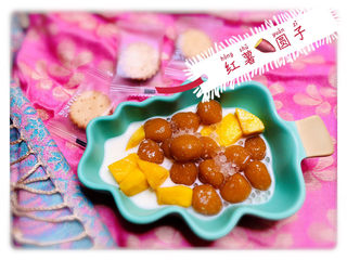 20、红薯圆子,一道红薯圆子甜品汤就完成了！