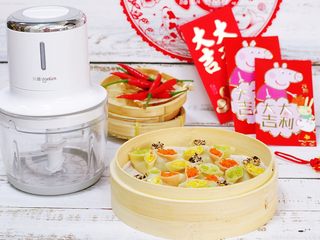 18、四喜蒸饺,成品图。