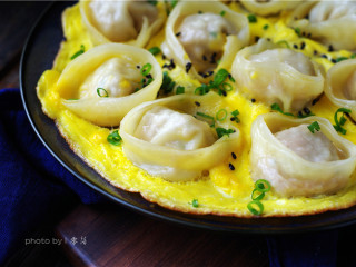 12、金银满钵,关火，出锅；【金银满钵】做好啦。