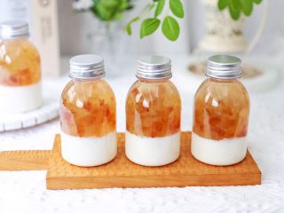 17、桃胶奶冻,成品图