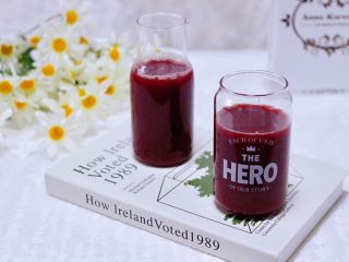 16、蓝莓葡萄甜汁,成品一