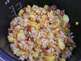 21、超满足便当（21）,再开盖拌匀 就可以吃了 搅拌搅拌 香喷喷