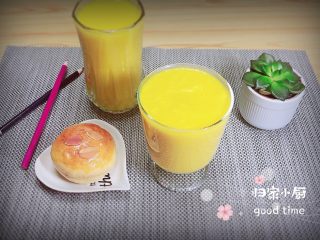 10、香甜南瓜玉米汁,再来一张成品图。