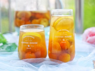 12、自制高颜值低卡水果茶,成品。