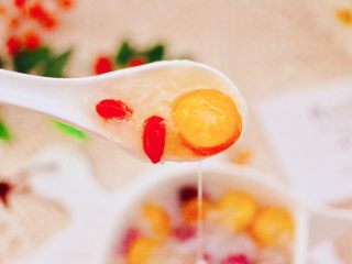 16、金燕耳金桔桂圆羹,美美滴喝上一口,满满的胶原蛋白,平民百姓的燕窝,滋润皮肤水嫩嫩,疫情期间多喝能提高免疫力哟。