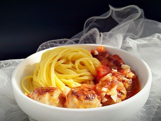 25、花样面条+塔佳琳肉丸面,成品图!