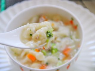 2、山药肉末面疙瘩,成品