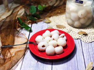 16、荔枝罐头➕ 玉雪肌肤罩绛纱,成品