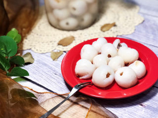 17、荔枝罐头➕ 玉雪肌肤罩绛纱,成品