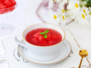 15、西瓜西米露,成品图