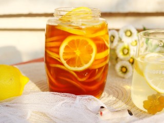 12、冬至美食 柠檬蜂蜜水,味道超赞。
