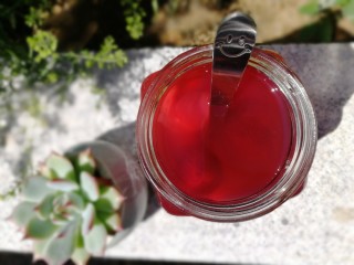 14、杨梅荔枝饮,颜色好美。