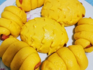 11、花样馒头之腊肠卷、小刺猬,松软可口的花样馒头就出锅啦????