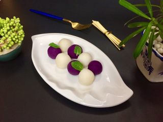 22、紫薯苹果球&山药????球,成品......