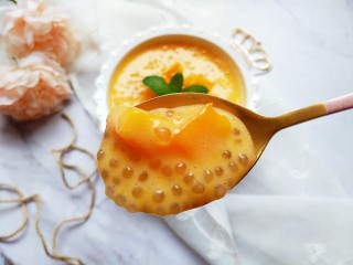 15、芒果西米捞,成品图。