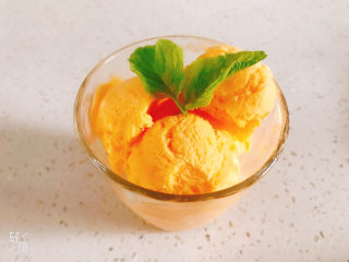 13、芒果冰淇淋,成品图！