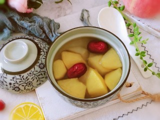 16、苹果雪梨汤,果香浓郁  凉一凉即食