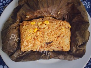 7、荷香糯米鸡,成品