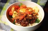 12、二合一炸酱面,西安的二合一炸酱面。