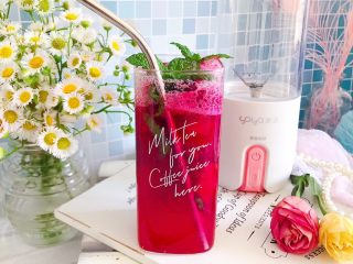 19、火龙果薄荷气泡水,高颜值，美味可口，还健康，再也不用去外面买来喝啦，喜欢的宝宝们赶紧做起来吧