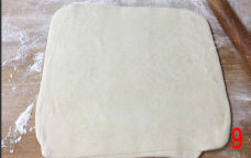 9、原味香酥饼 ,再次擀开