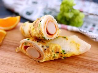 9、元气满满鸡蛋饼,活力的早晨从一份美好的早餐开始!,完成，简单几步就能做好营养又美味的鸡蛋饼！