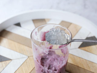 13、芋泥波波奶茶,加入免煮珍珠(原味)