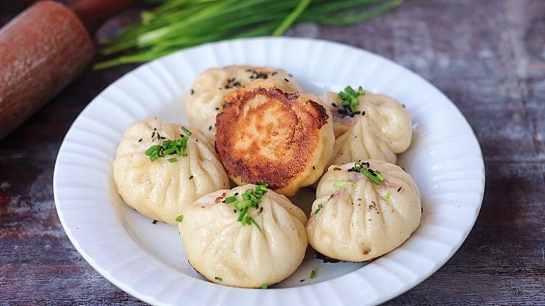 无肉不欢+灌汤生煎包